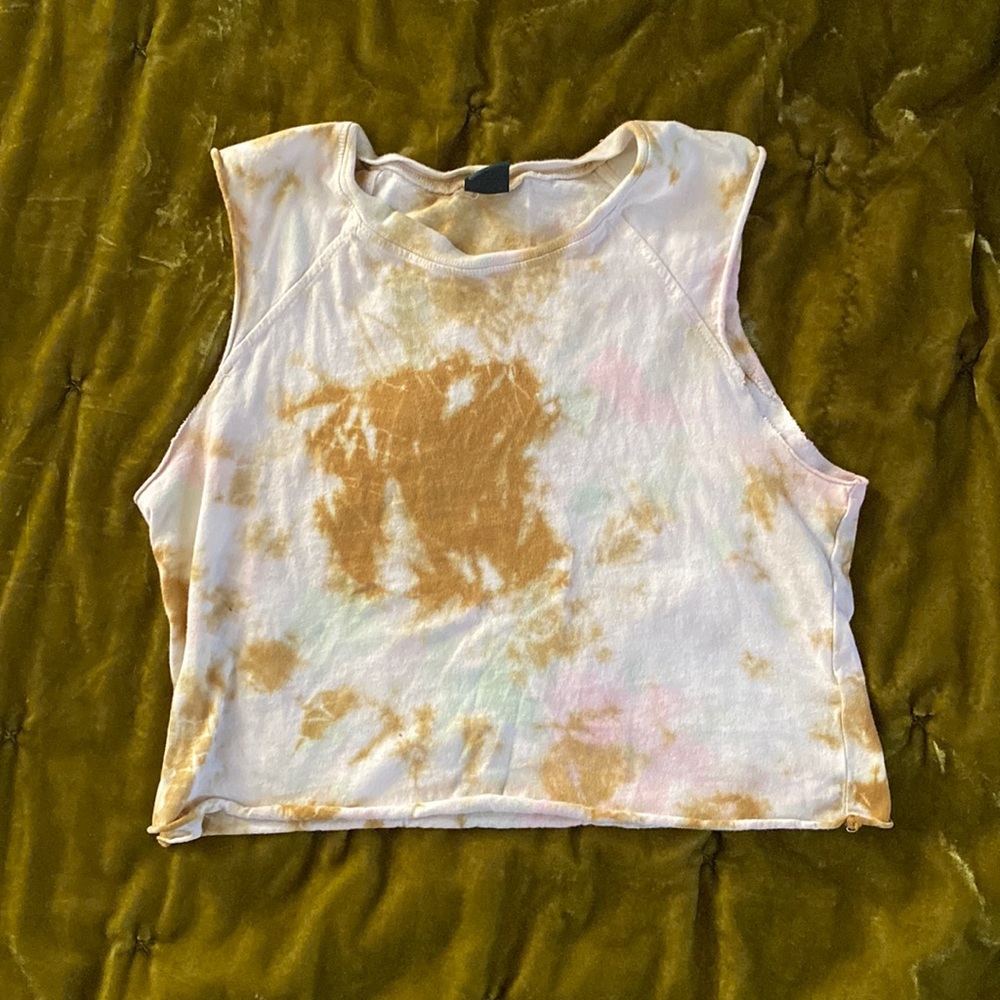 wild fable tie dye crop tank